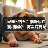 尿血≠结石？猫咪尿血真相揭秘：高发病竟是自发性膀胱炎（图4）