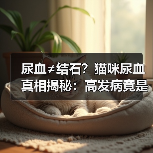 尿血≠结石？猫咪尿血真相揭秘：高发病竟是自发性膀胱炎（图3）