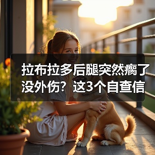 拉布拉多后腿突然瘸了没外伤?这3个自查信号要牢记(图3) 拉布拉多后腿突然瘸了没外伤?这3个自查信号要牢记(图3)