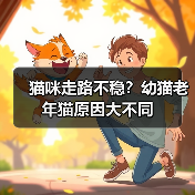 猫咪走路不稳?幼猫老年猫原因大不同(图4) 猫咪走路不稳?幼猫老年猫原因大不同(图4)