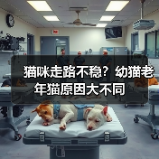 猫咪走路不稳?幼猫老年猫原因大不同(图2) 猫咪走路不稳?幼猫老年猫原因大不同(图2)