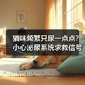猫咪频繁只尿一点点？小心泌尿系统求救信号（图1）