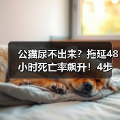公猫尿不出来?拖延48小时死亡率飙升!4步急救法全解析(图1) 公猫尿不出来?拖延48小时死亡率飙升!4步急救法全解析(图1)