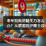 老年狗狗后腿无力怎么办?从病因到护理全攻略(图1) 老年狗狗后腿无力怎么办?从病因到护理全攻略(图1)