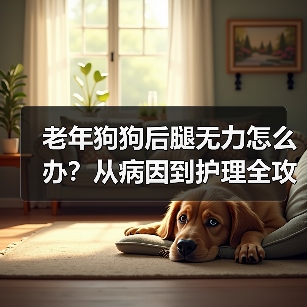 老年狗狗后腿无力怎么办?从病因到护理全攻略(图4) 老年狗狗后腿无力怎么办?从病因到护理全攻略(图4)