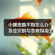 小猫走路不稳怎么办？急症识别与急救指南全解析（图3）