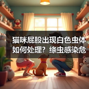 猫咪屁股出现白色虫体如何处理?绦虫感染危害及驱虫方法(图2) 猫咪屁股出现白色虫体如何处理?绦虫感染危害及驱虫方法(图2)