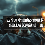 四个月小猫的饮食需求（猫咪成长关键期，主人需掌握猫咪饮食量）（图3）