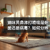 猫咪黄鼻涕打喷嚏是细菌还是病毒?如何分辨病因?(图2) 猫咪黄鼻涕打喷嚏是细菌还是病毒?如何分辨病因?(图2)