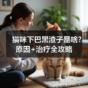 猫咪下巴黑渣子是啥？原因+治疗全攻略（图2）