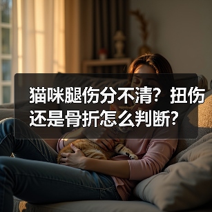 猫咪腿伤分不清?扭伤还是骨折怎么判断?(图3) 猫咪腿伤分不清?扭伤还是骨折怎么判断?(图3)