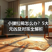 小猫拉稀怎么办?5大元凶及对策全解析(图4) 小猫拉稀怎么办?5大元凶及对策全解析(图4)