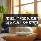 猫咪吐黄水带泡沫没精神怎么办?5大原因及用药指南(图2) 猫咪吐黄水带泡沫没精神怎么办?5大原因及用药指南(图2)