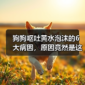 狗狗呕吐黄水泡沫的6大病因,原因竟然是这些?(图4) 狗狗呕吐黄水泡沫的6大病因,原因竟然是这些?(图4)