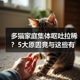 多猫家庭集体呕吐拉稀?5大原因竟与这些有关!(图4) 多猫家庭集体呕吐拉稀?5大原因竟与这些有关!(图4)