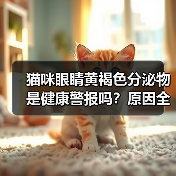 猫咪眼睛黄褐色分泌物是健康警报吗?原因全解析(图2) 猫咪眼睛黄褐色分泌物是健康警报吗?原因全解析(图2)
