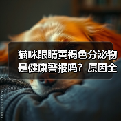 猫咪眼睛黄褐色分泌物是健康警报吗?原因全解析(图3) 猫咪眼睛黄褐色分泌物是健康警报吗?原因全解析(图3)