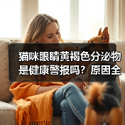 猫咪眼睛黄褐色分泌物是健康警报吗?原因全解析(图1) 猫咪眼睛黄褐色分泌物是健康警报吗?原因全解析(图1)