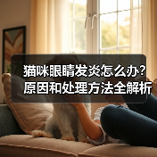 猫咪眼睛发炎怎么办？原因和处理方法全解析