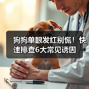 狗狗单眼发红别慌！快速排查6大常见诱因