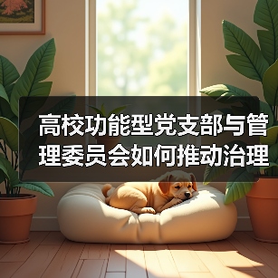 高校功能型党支部与管理委员会如何推动治理(图3) 高校功能型党支部与管理委员会如何推动治理(图3)