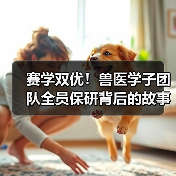 赛学双优！兽医学子团队全员保研背后的故事（图2）