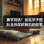 赛学双优！兽医学子团队全员保研背后的故事（图3）