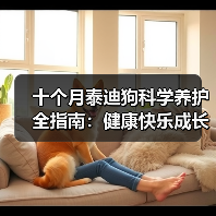 十个月泰迪狗科学养护全指南：健康快乐成长（图4）