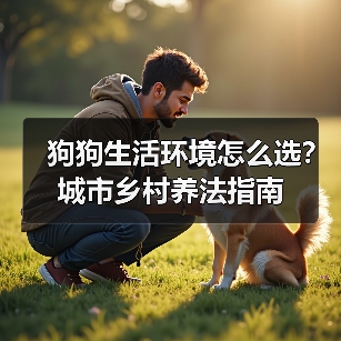 狗狗生活环境怎么选?城市乡村养法指南(图4) 狗狗生活环境怎么选?城市乡村养法指南(图4)