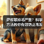 萨摩耶掉毛严重?科学方法教你有效防止毛发脱落(图4) 萨摩耶掉毛严重?科学方法教你有效防止毛发脱落(图4)