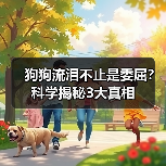 狗狗流泪不止是委屈？科学揭秘3大真相（图1）