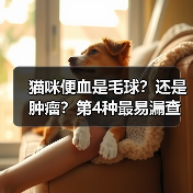 猫咪便血是毛球?还是肿瘤?第4种最易漏查(图4) 猫咪便血是毛球?还是肿瘤?第4种最易漏查(图4)