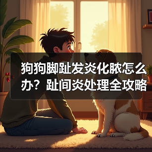 狗狗脚趾发炎化脓怎么办？趾间炎处理全攻略