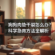 狗狗肉垫干裂怎么办?科学急救方法全解析(图1) 狗狗肉垫干裂怎么办?科学急救方法全解析(图1)