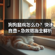 狗狗腿瘸怎么办?快速自查+急救措施全解析(图4) 狗狗腿瘸怎么办?快速自查+急救措施全解析(图4)