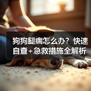 狗狗腿瘸怎么办?快速自查+急救措施全解析(图3) 狗狗腿瘸怎么办?快速自查+急救措施全解析(图3)