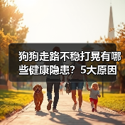 狗狗走路不稳打晃有哪些健康隐患?5大原因全解析(图1) 狗狗走路不稳打晃有哪些健康隐患?5大原因全解析(图1)