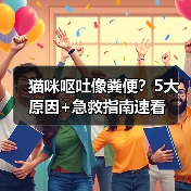 猫咪呕吐像粪便?5大原因+急救指南速看(图2) 猫咪呕吐像粪便?5大原因+急救指南速看(图2)