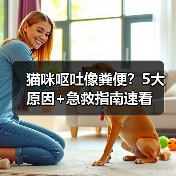 猫咪呕吐像粪便?5大原因+急救指南速看(图4) 猫咪呕吐像粪便?5大原因+急救指南速看(图4)