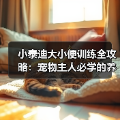 小泰迪大小便训练全攻略:宠物主人必学的养成技巧(图3) 小泰迪大小便训练全攻略:宠物主人必学的养成技巧(图3)
