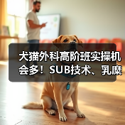 犬猫外科高阶班实操机会多!SUB技术、乳糜胸手术怎么练?(图4) 犬猫外科高阶班实操机会多!SUB技术、乳糜胸手术怎么练?(图4)