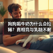 狗狗喝牛奶为什么会拉稀?真相竟与乳糖不耐受有关!(图1) 狗狗喝牛奶为什么会拉稀?真相竟与乳糖不耐受有关!(图1)