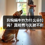 狗狗喝牛奶为什么会拉稀?真相竟与乳糖不耐受有关!(图3) 狗狗喝牛奶为什么会拉稀?真相竟与乳糖不耐受有关!(图3)