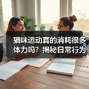 猫咪运动真的消耗很多体力吗?揭秘日常行为背后的能量消耗(图3) 猫咪运动真的消耗很多体力吗?揭秘日常行为背后的能量消耗(图3)