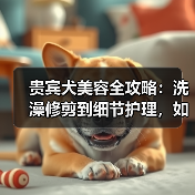 贵宾犬美容全攻略:洗澡修剪到细节护理,如何让它更美丽?(图3) 贵宾犬美容全攻略:洗澡修剪到细节护理,如何让它更美丽?(图3)