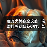 贵宾犬美容全攻略:洗澡修剪到细节护理,如何让它更美丽?(图1) 贵宾犬美容全攻略:洗澡修剪到细节护理,如何让它更美丽?(图1)