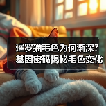 暹罗猫毛色为何渐深?基因密码揭秘毛色变化真相(图2) 暹罗猫毛色为何渐深?基因密码揭秘毛色变化真相(图2)