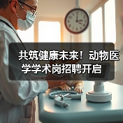 共筑健康未来！动物医学学术岗招聘开启