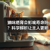 猫咪绝育会影响寿命吗?科学解析让主人更明智选择(图1) 猫咪绝育会影响寿命吗?科学解析让主人更明智选择(图1)