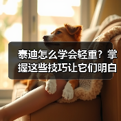 泰迪怎么学会轻重？掌握这些技巧让它们明白分量（图4）